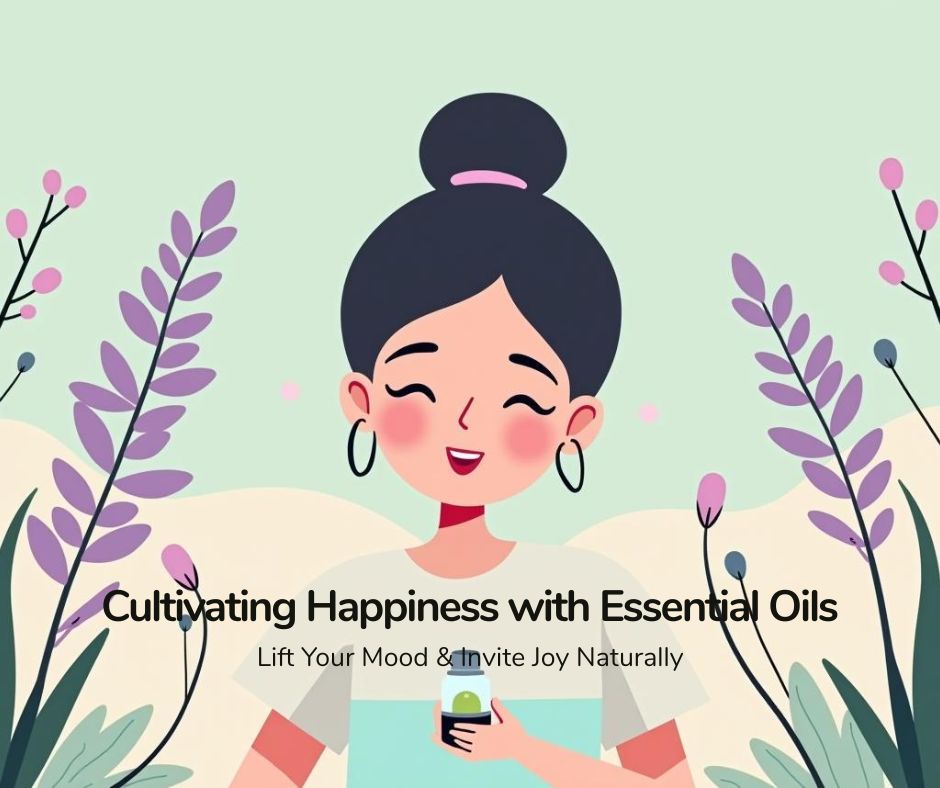 🌸 Cultivating Happiness with Essential Oils | AromaDaily 🌸