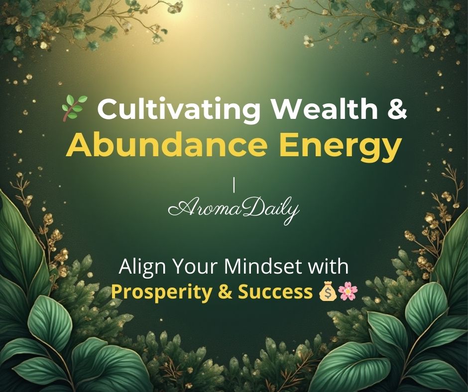 🌿 Cultivating Wealth & Abundance Energy | AromaDaily 🌿